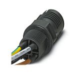 Phoenix Contact Panel Feed Through, 4 Way, 17.5A, QPD W 3PE1, Front Mount, 690 V