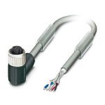 Phoenix Contact SAC Bus Cable, 5 Cores, 0.25 mm², Bus, 10m, Silver Grey Polyurethane PUR Sheath, 24