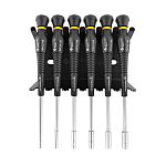Bernstein 6-610 2.0 → 5.5 Hex Socket Wrench with Plastic Handle, 125 Overall