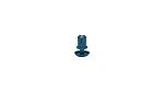 RND 610-00121, 10mm High Polyamide Snap Rivet Support for 6.1mm PCB Hole, 6 x 6mm Base