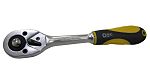 RND RND 550-00411 1/4 in Square Ratchet Handle with Ratchet Handle, 157 mm Overall
