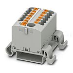 Phoenix Contact Distribution Block, 12 Way, 2.5mm², 22.5A, 440 V, Grey