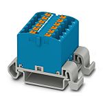 Phoenix Contact Distribution Block, 12 Way, 2.5mm², 22.5A, 440 V, Blue