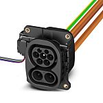 Phoenix Contact, CHARX T2HBI12 GB/T EV Connector Socket, 32A, 2m Cable