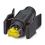 Phoenix Contact CUC-V06 Series Male RJ45 Connector, Cat6a Straight 1 Port 8 -Way