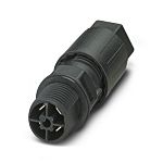 Phoenix Contact Panel Feed Through, 4 Way, 17.5A, Male, QPD W 3PE1, Front Mount, 690 V