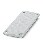 Phoenix Contact MC Series Sheet Steel Galvanised Cable Support for Use with Enclosure, 222 x 92 x 14mm