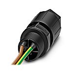 Phoenix Contact Panel Feed Through, 3 Way, 17.5A, Male, QPD W 2PE1, Front Mount, 690 V