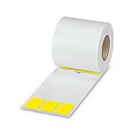 Phoenix Contact 830 Yellow Label Roll, 25.4mm Width, 152.4mm Height, 500Per Roll Qty