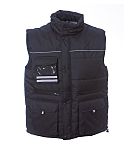 JRC 987715 Black, Waterproof Work Vest, L
