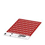 Repère câble Phoenix Contact US-WMT Serre-câble, Ø câble 0.6 → 7mm, Texte : Unlabeled, Rouge