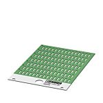 Repère câble Phoenix Contact US-WMT Serre-câble, Ø câble 0.6 → 10mm, Texte : Unlabeled, Vert