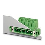 Phoenix Contact, 10.16mm Pitch, DFK, 7 Way, , Pluggable Terminal Block, Feed Through Plug, Screw, Screw Termination,