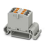 Phoenix Contact Distribution Block, 6 Way, 2.5mm², 22.5A, 440 V, Grey