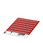 Repère câble Phoenix Contact US-WMT Serre-câble, Ø câble 0.6 → 10mm, Texte : Unlabeled, Rouge