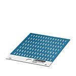 Repère câble Phoenix Contact US-WMT Serre-câble, Ø câble 0.6 → 10mm, Texte : Unlabeled, Bleu