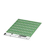 Repère câble Phoenix Contact US-WMT Serre-câble, Ø câble 0.6 → 50mm, Texte : Unlabeled, Vert