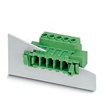 Phoenix Contact, 7.62mm Pitch, DFK, 7 Way, , Pluggable Terminal Block, Feed Through Plug, Screw, Screw Termination,