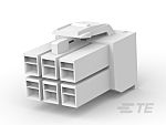 TE Connectivity Housing, 6 Way, Plug, AMP Universal Power, Cable Mount, 300 V ac