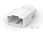 TE Connectivity, FASTIN-FASTON 250 3 Way Nylon Crimp Terminal Housing, Natural
