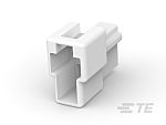 TE Connectivity, FASTIN-FASTON 250 2 Way Nylon Crimp Terminal Housing, Natural