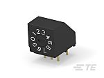 TE Connectivity 16 Way Through Hole DIP Switch, Flush Actuator