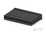 TE Connectivity, AMPMODU Receptacle Connector Housing, 2.54mm Pitch, 10 Way, 1 Row