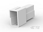 TE Connectivity, Positive Lock 250 2 Way Polyamide Crimp Terminal Housing, Natural