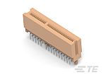 TE Connectivity 1-5650090-2 Series Vertical Female Edge Connector, Board Mount, 60-Contacts, 1.27mm Pitch, 2-Row,