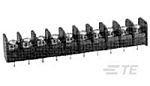 TE Connectivity Barrier Strip, 10 Contact, 0.438mm Pitch, 1 Row, 20A, 600 V