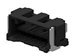 50258 Series Right Angle Board Mount PCB Socket, 3-Contact, 1-Row, 1.5mm Pitch, Surface Mount Termination