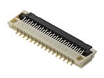 502078, 502078-1710 0.25mm Pitch 17 Way Right Angle FPC Connector, Bottom