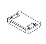 51281, 51281-1494 0.5mm Pitch Right Angle FPC Connector, Bottom