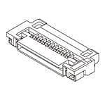 51296, 51296-0833 0.5mm Pitch Right Angle FPC Connector, Bottom