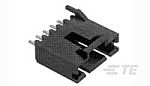 5-104 Series Straight PCB Mount PCB Socket, 8-Contact, 1-Row, 2.54mm Pitch, Through Hole Termination