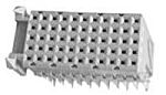 5352 2mm Pitch Hard Metric Backplane Connector, Receptacle, Right Angle, 11 Column, 5 Row, 55 Way