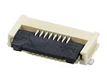 505278, 505278-0833 0.5mm Pitch 8 Way Right Angle FPC Connector, Bottom