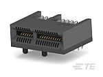 TE Connectivity RAST Series Right Angle Receptacle Edge Connector, Board Mount, 36-Contacts, 1mm Pitch, 1-Row, Through