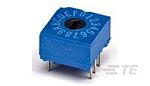 TE Connectivity 16 Way Through Hole Rotary Switch, Flush Slide Actuator