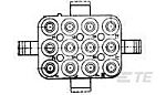 TE Connectivity Housing, 12 Way, Plug, MATE-N-LOK, Panel Mount, 250 V ac