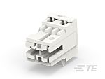 TE Connectivity RAST Series Right Angle Receptacle Edge Connector, Board Mount, 2-Contacts, 5mm Pitch, 1-Row, IDC