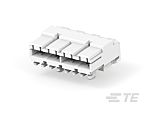 TE Connectivity RAST Series Right Angle Female Edge Connector, Cable Mount, 4-Contacts, 5mm Pitch, 1-Row, IDC
