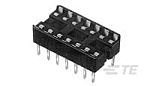 TE Connectivity 16 Way Through Hole Transistor IC Socket
