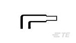 TE Connectivity Cable boot Black, Elastomer Adhesive Lined