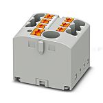 Phoenix Contact Distribution Block, 6 Way, 2.5mm², 22.5A, 440 V, Grey