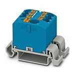 Phoenix Contact Distribution Block, 6 Way, 2.5mm², 22.5A, 440 V, Blue