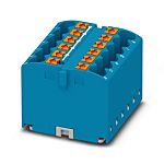 Phoenix Contact Distribution Block, 12 Way, 2.5mm², 22.5A, 440 V, Blue