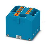 Phoenix Contact Distribution Block, 6 Way, 2.5mm², 22.5A, 440 V, Blue