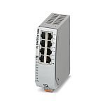 Phoenix Contact FL SWITCH Series DIN Rail Mount Ethernet Switch, 8 RJ45 Ports, 1000Mbit/s Transmission, 24V