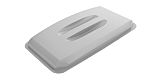 Durable Grey Plastic Waste Bin Lid for DURABIN, 58mm